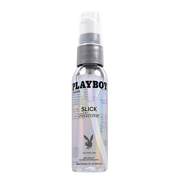 Playboy Pleasure Slick Silicone Lubricant - 2 oz - Lubricants