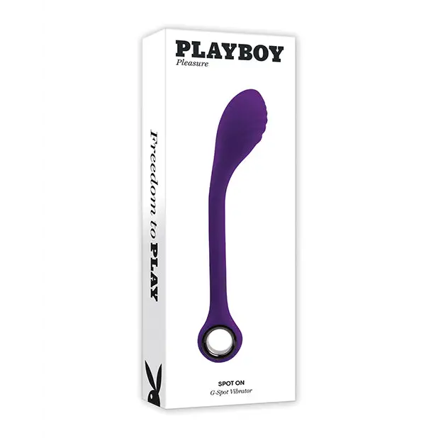 Playboy Pleasure Spot On G-Spot Vibrator - Acai - Vibrators