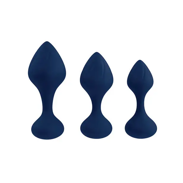 Playboy Pleasure Tail Trainer Anal Training Kit - Navy - Anal Products