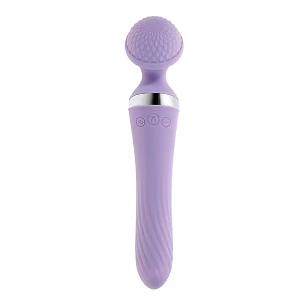 Playboy Pleasure Vibrato Wand Vibrator - Lilac - Massage Products