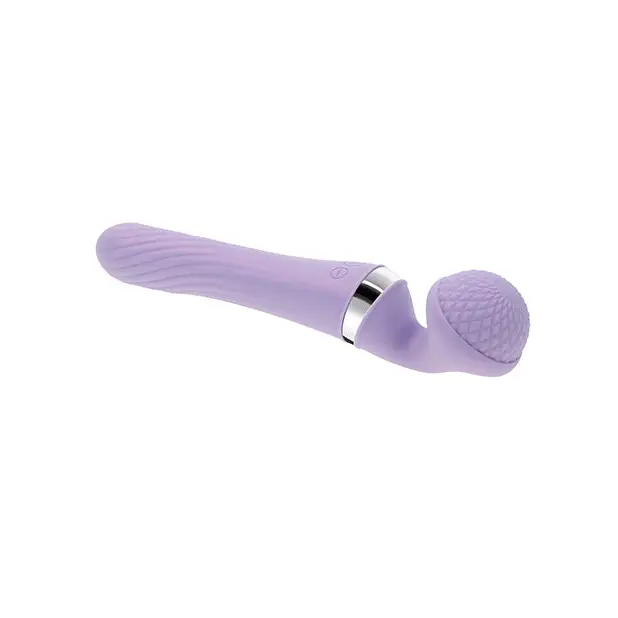 Playboy Pleasure Vibrato Wand Vibrator - Lilac - Massage Products