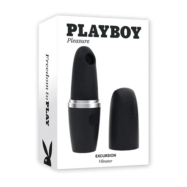 Playboy Pleasures Excursion Clitoral Suction Vibe - Black - Stimulators