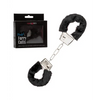 Playful Furry Cuffs - Black - Bondage Blindfolds & Restraints