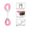 Playful Furry Cuffs - Pink - Bondage Blindfolds & Restraints