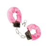 Playful Furry Cuffs - Pink - Bondage Blindfolds & Restraints