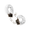 Playful Furry Cuffs - White - Bondage Blindfolds & Restraints
