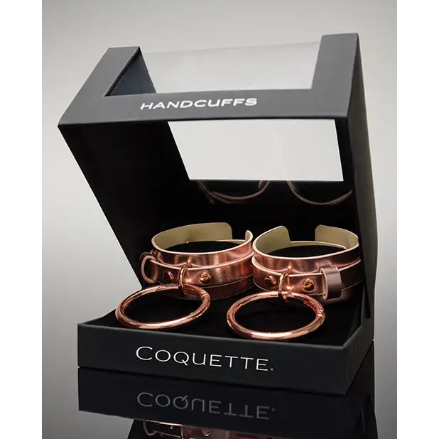 Pleasure Collection Adjustable Handcuffs - Rose Gold - Bondage Blindfolds & Restraints