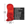 Pleasure Package We’re Going to Need a Safe Word Satin Blind Fold Wrist & Ankle Sash - Red - Bondage Blindfolds &