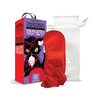 Pleasure Package We’re Going to Need a Safe Word Satin Blind Fold Wrist & Ankle Sash - Red - Bondage Blindfolds &
