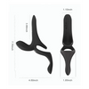 Pleasure Pivot App-Controlled Couples Vibrators - Black - Stimulators