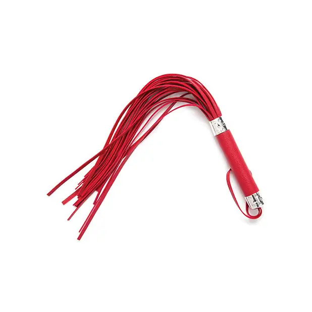 Plesur 18 Vegan Leather Flogger - Red