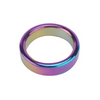 Plesur 2 Metal Cock Ring - Rainbow