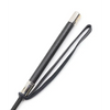 Plesur 21’’ Wide Tip Leather Crop - Black - Bondage Blindfolds & Restraints