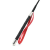 Plesur 26’’ Heart PVC Crop - Black/Red - Bondage Blindfolds & Restraints