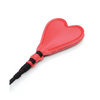 Plesur 26’’ Heart PVC Crop - Black/Red - Bondage Blindfolds & Restraints