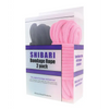 Plesur Cotton Shibari Bondage Rope 2 Pack - Black/Pink - Bondage Blindfolds & Restraints
