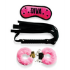 Plesur Diva Play Kit - 3 pc set - Bondage Blindfolds & Restraints