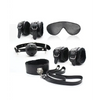 Plesur Everything Bondage 12 Piece Kit - Black - Bondage Blindfolds & Restraints
