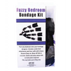 Plesur Fuzzy Bedroom Bondage Kit - Black - Bondage Blindfolds & Restraints