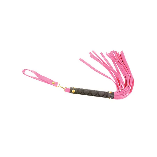 Plesur Mini Leather Flogger - Pink