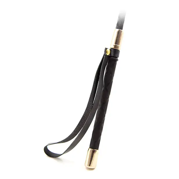 Plesur PVC Crop - Black - Bondage Blindfolds & Restraints