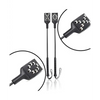 Plesur XO Studded PVC Crop - Black - Bondage Blindfolds & Restraints
