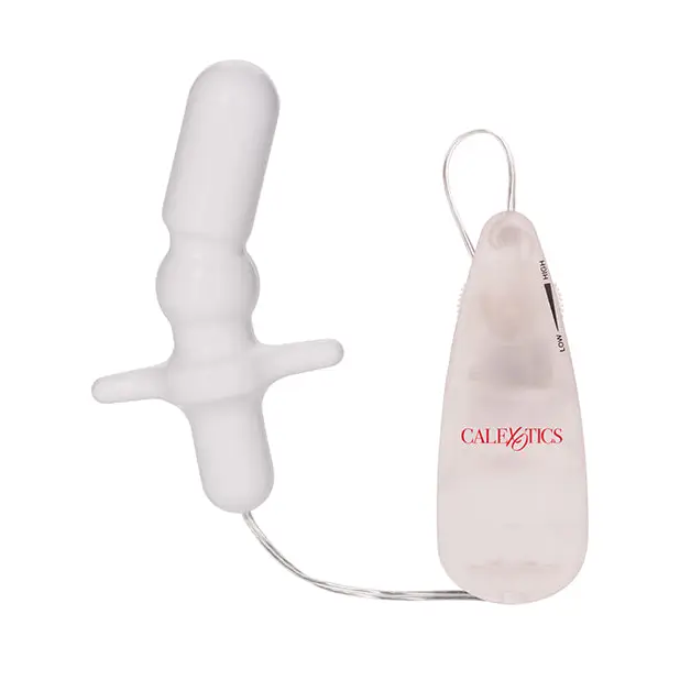Pocket Exotics Anal T Vibe - Ivory - Anal Products