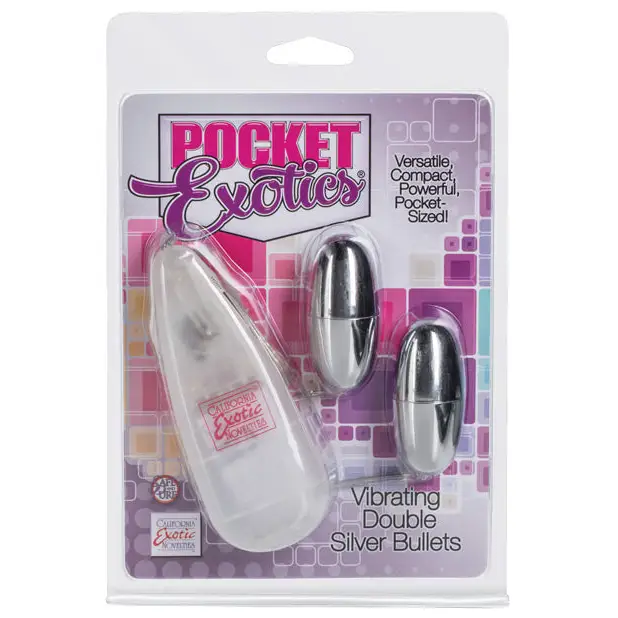 Pocket Exotics Double Silver Bullets - Stimulators