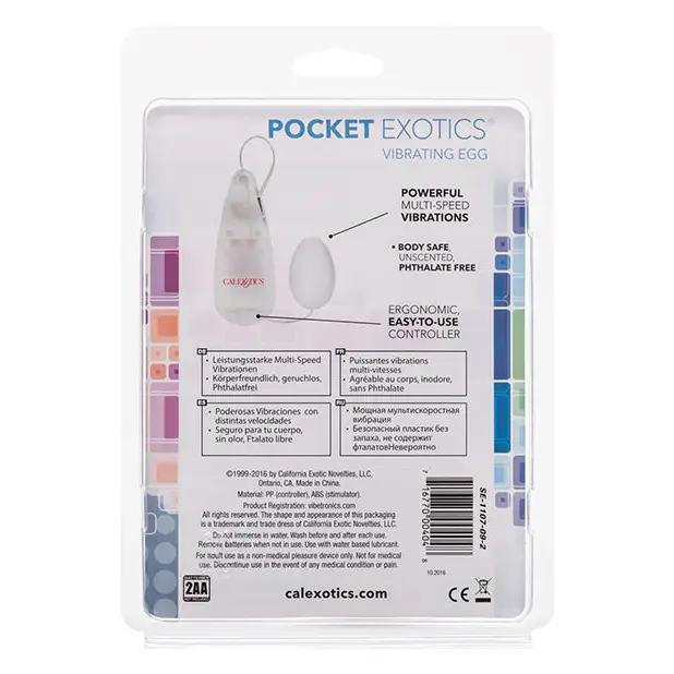 Pocket Exotics Egg - Ivory - Stimulators