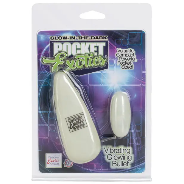 Pocket Exotics Glow In The Dark Bullet - Stimulators