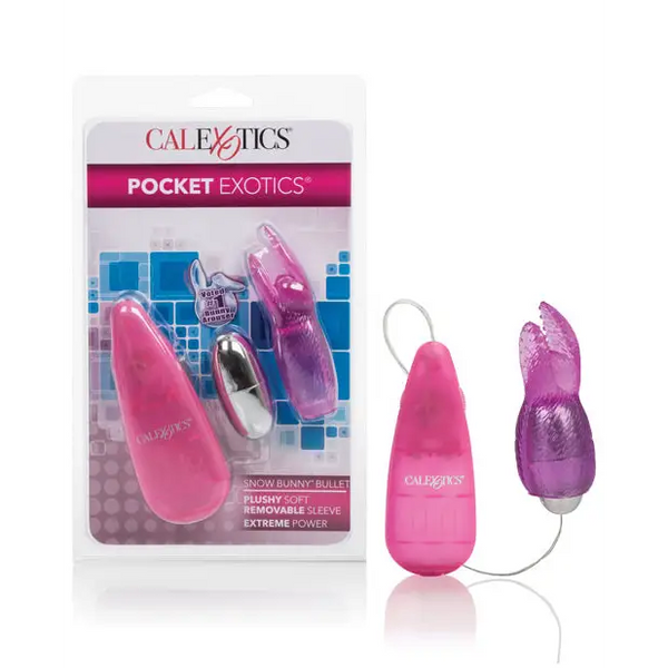Pocket Exotics Snow Bunny Bullet - Pink - Stimulators