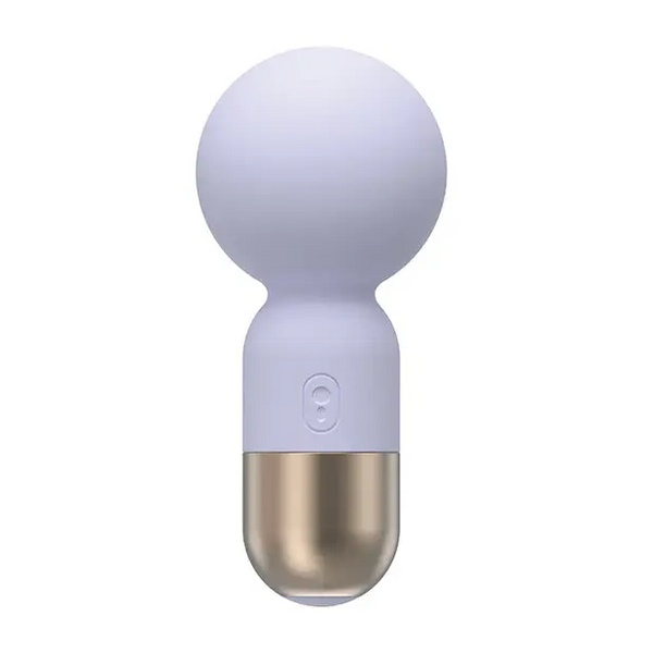 Pokewan Pocket Mini Vibrating Wand Massager - Pale Violet - Stimulators