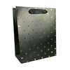 Polka Pot Gift Bag - Black/Gold - Bachelorette & Party Supplies
