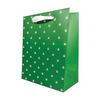 Polka Pot Gift Bag - Green/White - Bachelorette & Party Supplies