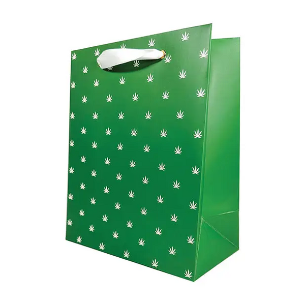 Polka Pot Gift Bag - Green/White - Bachelorette & Party Supplies
