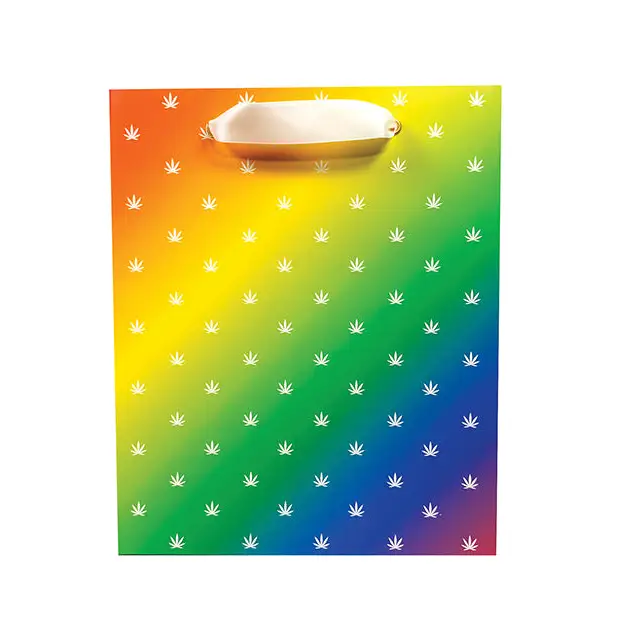 Polka Pot Gift Bag - Rainbow/White - Bachelorette & Party Supplies