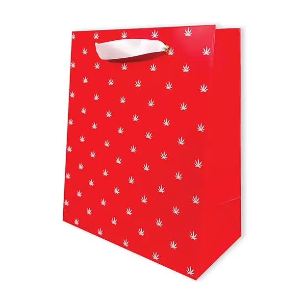 Polka Pot Gift Bag - Red/White - Bachelorette & Party Supplies