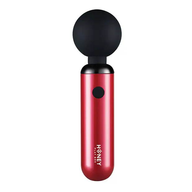 Pomi Wand Clit Tease Vibrating Wand - Deep Rose - Massage Products