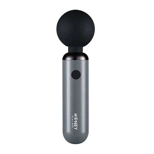 Pomi Wand Clit Tease Vibrating Wand - Grey - Massage Products