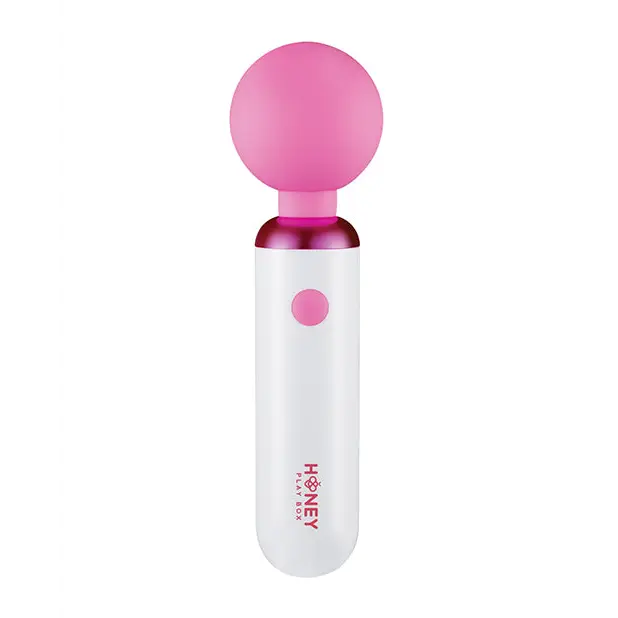 Pomi Wand Clit Tease Vibrating Wand - White - Massage Products