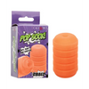 Pop Sock Ribbed Masturbator - Orange - Dolls & Masturbators