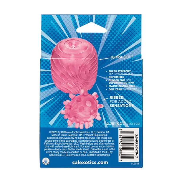 Pop Sock Textured Masturbator - Pink - Dolls & Masturbators