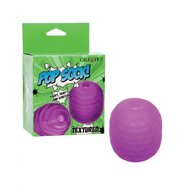 Pop Sock Textured Masturbator - Purple - Dolls & Masturbators