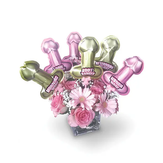 Pop Up Self Inflating Penis Mini Balloons - Pack of 6 - Bachelorette & Party Supplies