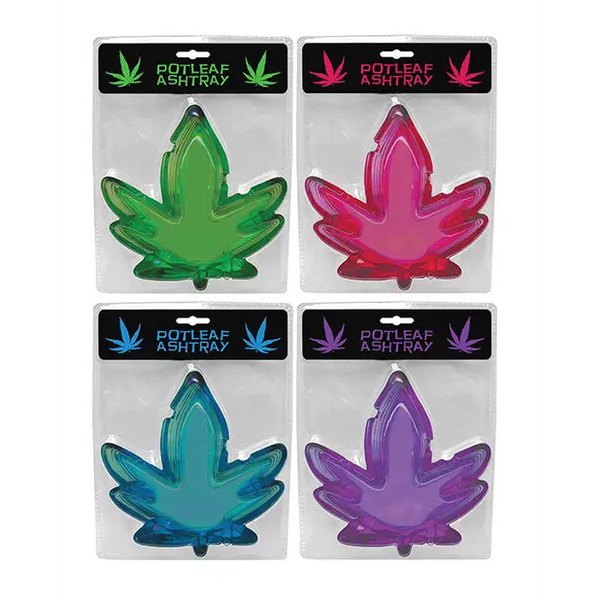 Potleaf Ashtray Combo 4 Pack - Asst. Colors - Novelties