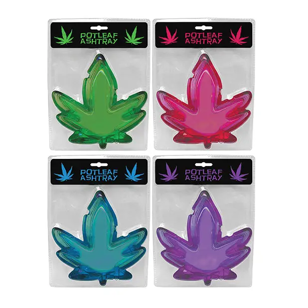 Potleaf Ashtray Combo 4 Pack - Asst. Colors - Novelties