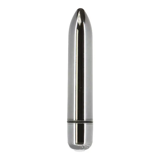 Power Bullet 3.7’’ Platinum Vibrating Massager - Stimulators