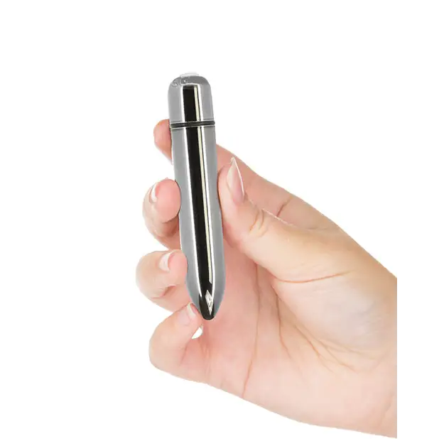 Power Bullet 3.7’’ Platinum Vibrating Massager - Stimulators
