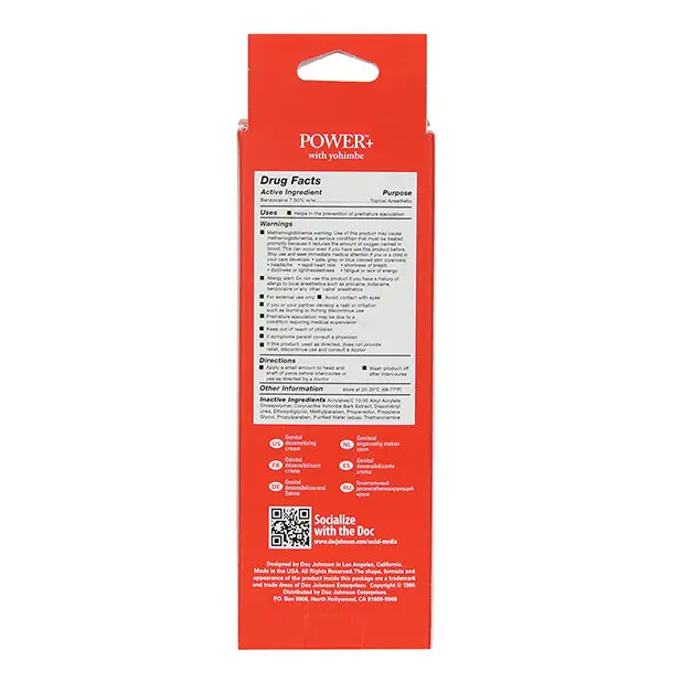 Power Plus Cream - 2 oz - Sexual Enhancers