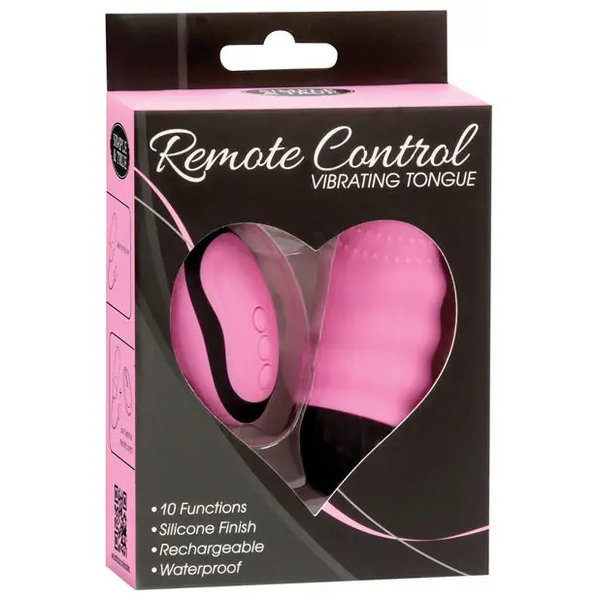 Powerbullet Remote Control Vibrating Tongue - Pink - Stimulators